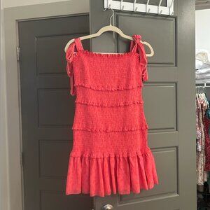 L.I.A (Love Is All) Smocked Tiered Mini Dress – Size Small